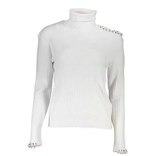 Grigio Poliammide Women Sweater Turtleneck