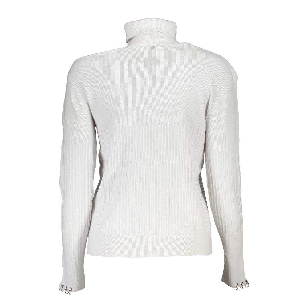 Grigio Poliammide Women Sweater Turtleneck