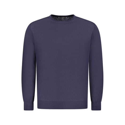 Blue Wool Men's Sweater