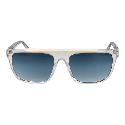 Transparent Stainless Steel Sunglasses