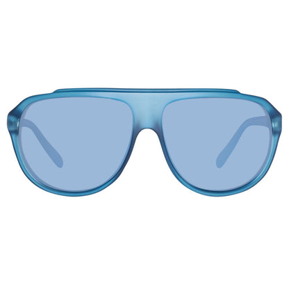 Blue Injected Sunglasses