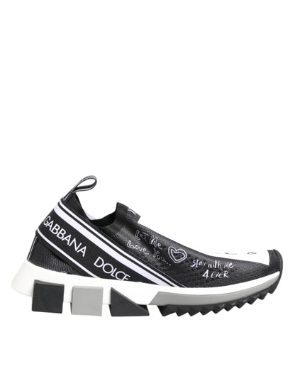 Black White Sorrento Low Top Sneakers Shoes