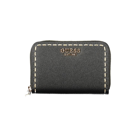 Nero Poliuretano Women Wallet