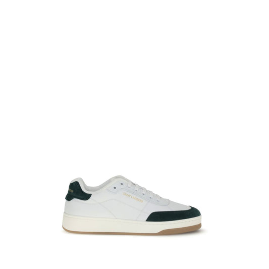 White Calf Leather Bos Taurus Low Top Sneakers