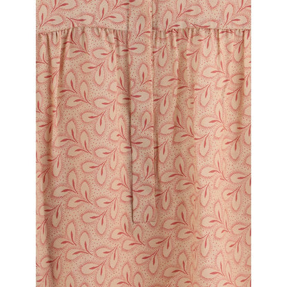 Light Pink Silk Pattern Shirt