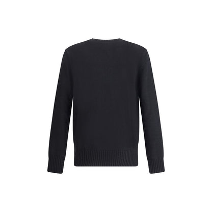 Black Cotton Sweatshirt