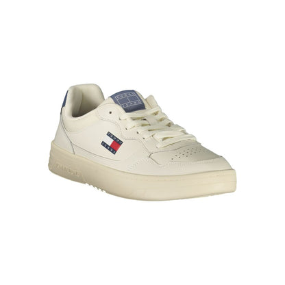 Bianco Polyurethane Men Sneaker