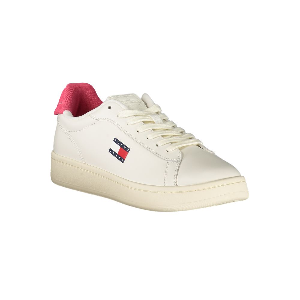 Bianco Polyurethane Women Sneaker