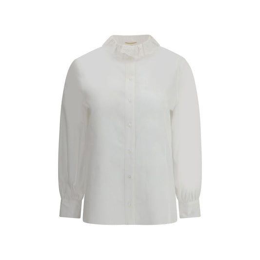White Cotton Dress Shirt