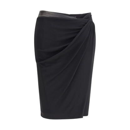 Black Viscose Skirt