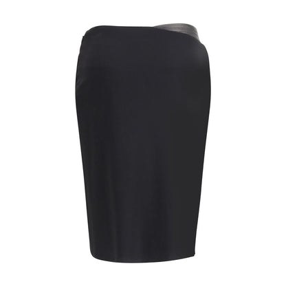 Black Viscose Skirt