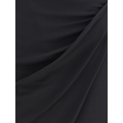 Black Viscose Skirt