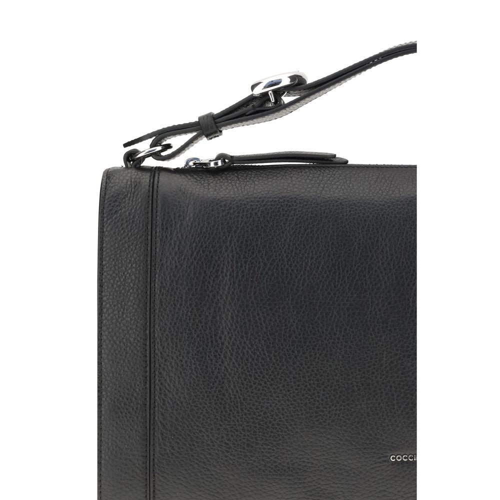 Black Calf Leather Bos Taurus Handbag