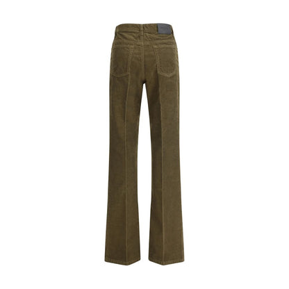 Bicolor Cotton Casual Pants