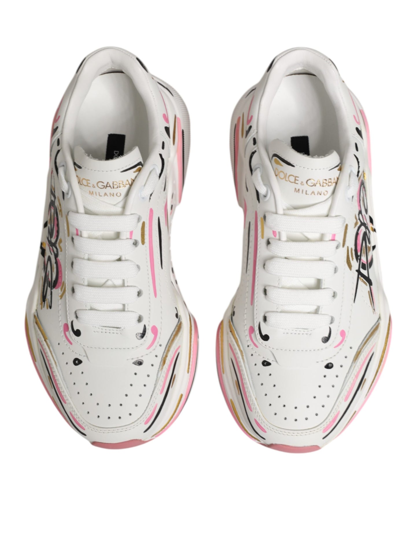 Multicolor Hand Painted DAYMASTER Sneaker Shoes
