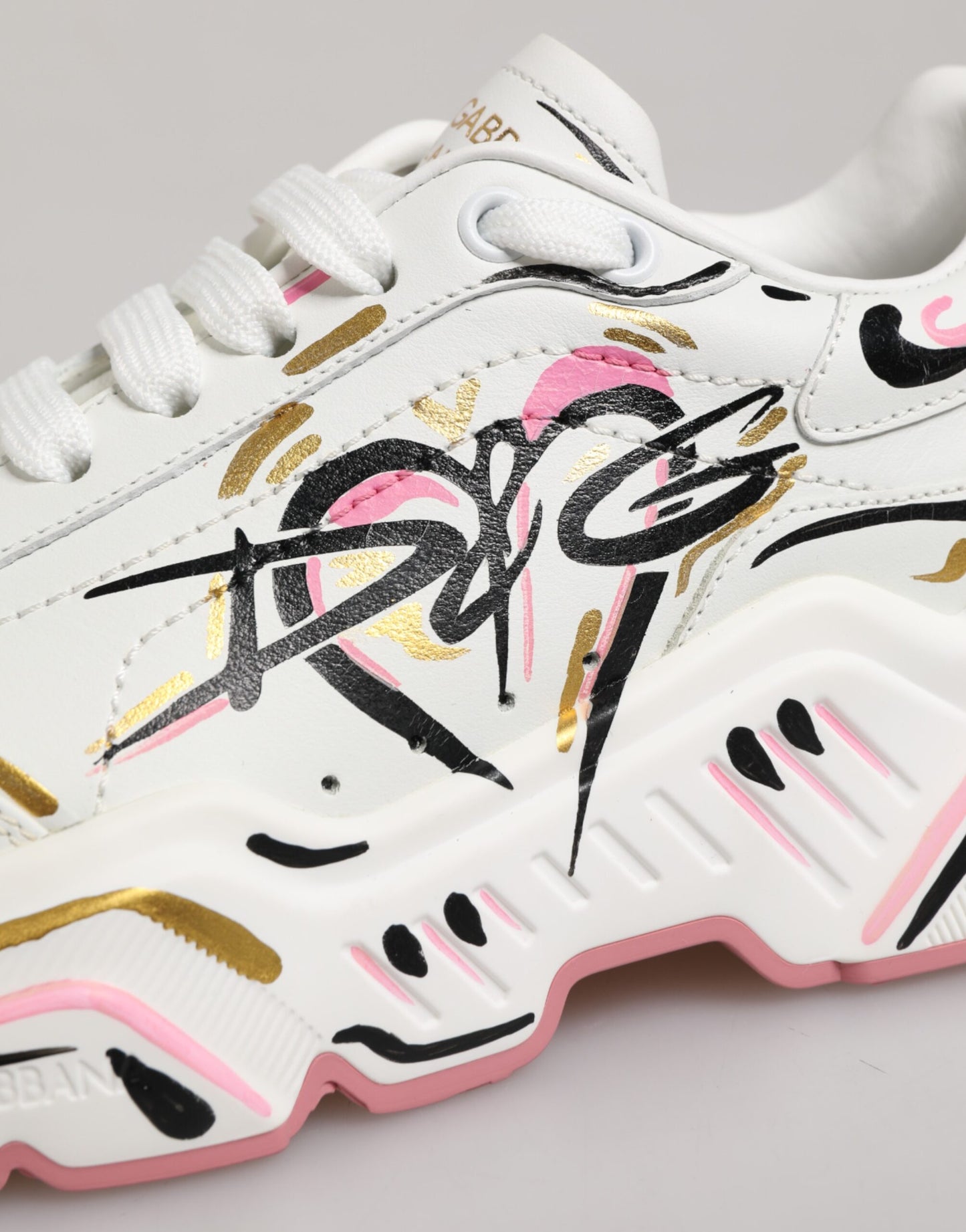 Multicolor Hand Painted DAYMASTER Sneaker Shoes