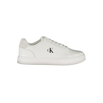 Bianco Polyurethane Men Sneaker
