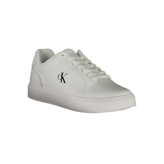 Bianco Polyurethane Men Sneaker