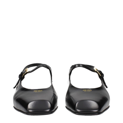 Black Leather Sandals