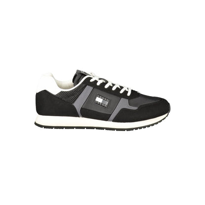 Nero Polyurethane Men Sneaker