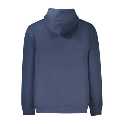 Blue Cotton Men Sweater