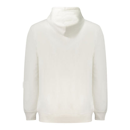 White Cotton Men Sweatshirt