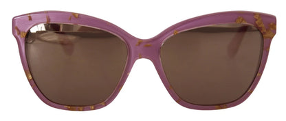 DG4251 Pink Gold Full Rim Rectangle Frame Shades