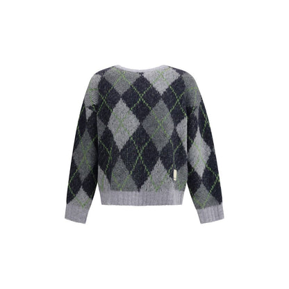 Gray Polyamide Sweatshirt