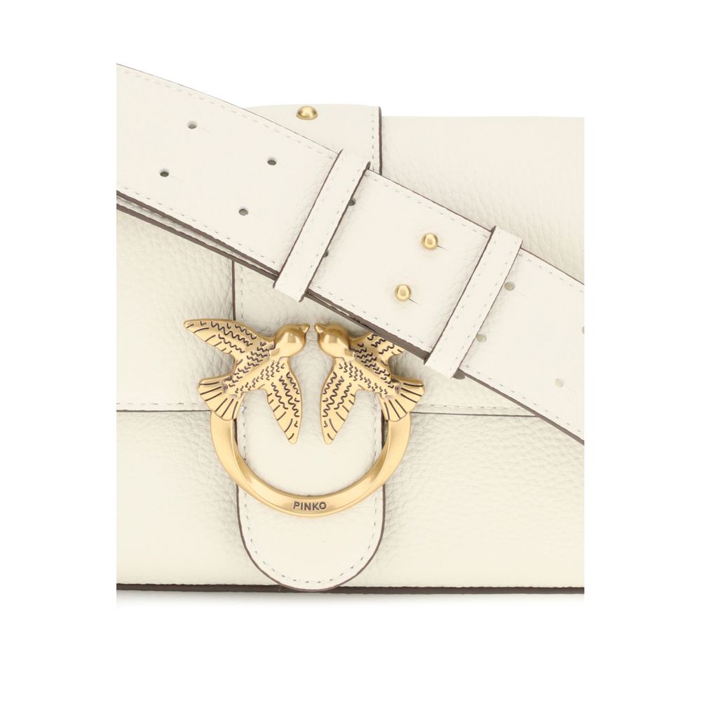 White Calf Leather Bos Taurus Shoulder Bag