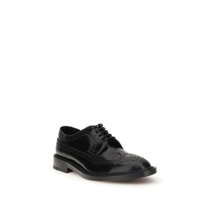 Black Leather Oxfords And Derbies