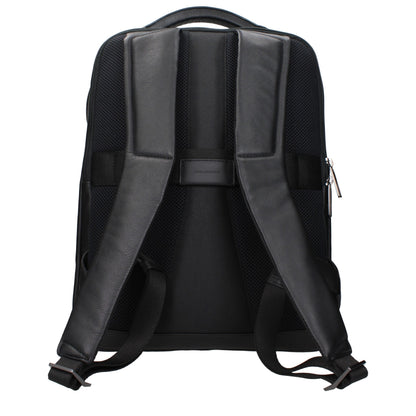 Black Leather Backpack