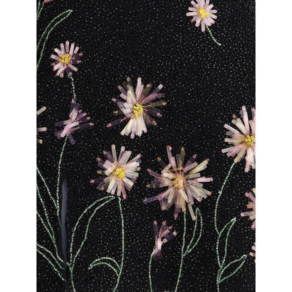 Black Nylon Cocktail Dress