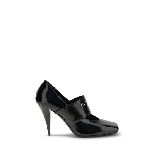 Black Calf Leather Bos Taurus High Heel Pumps