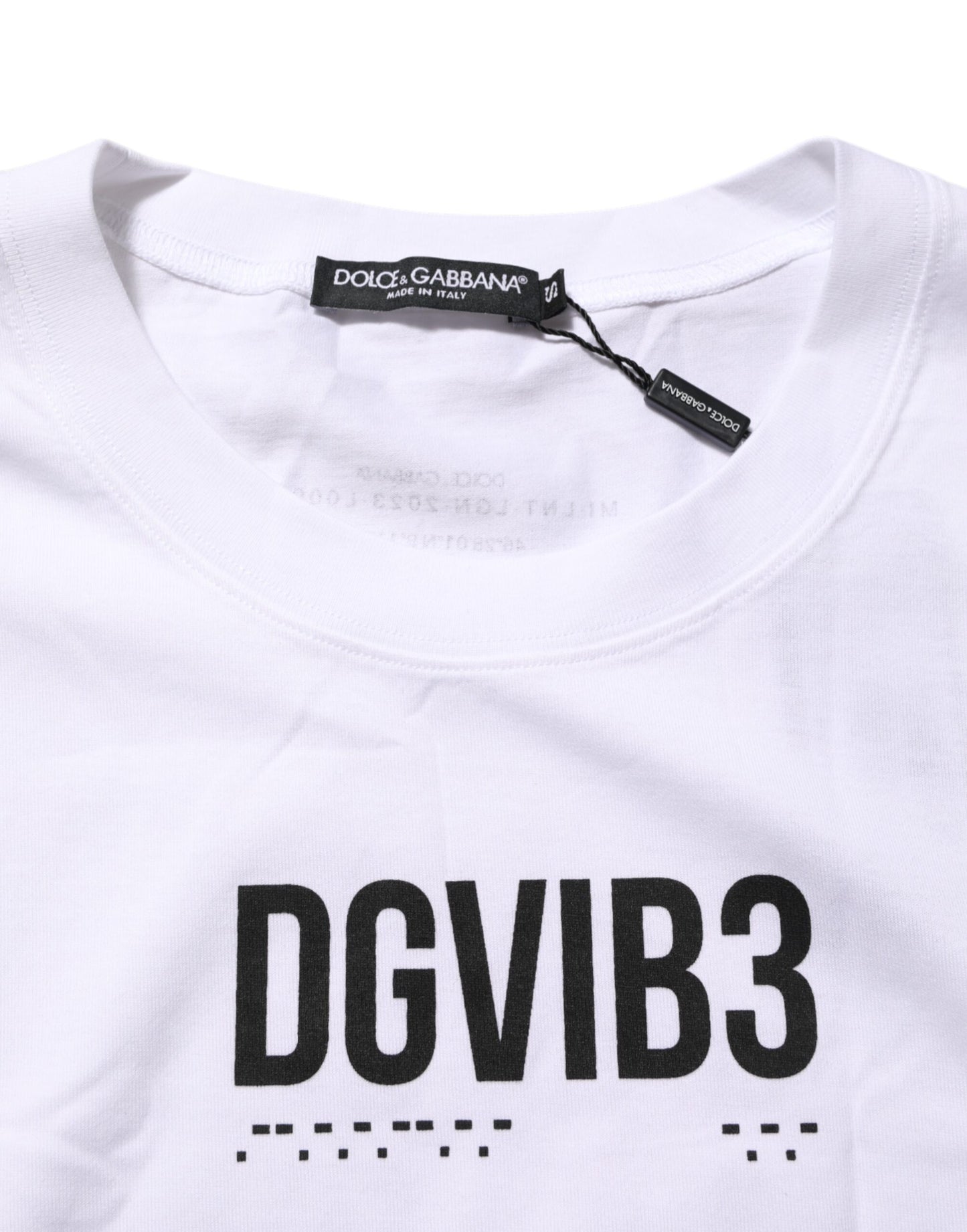 White Cotton Sleeveless Printed Tank T-shirt