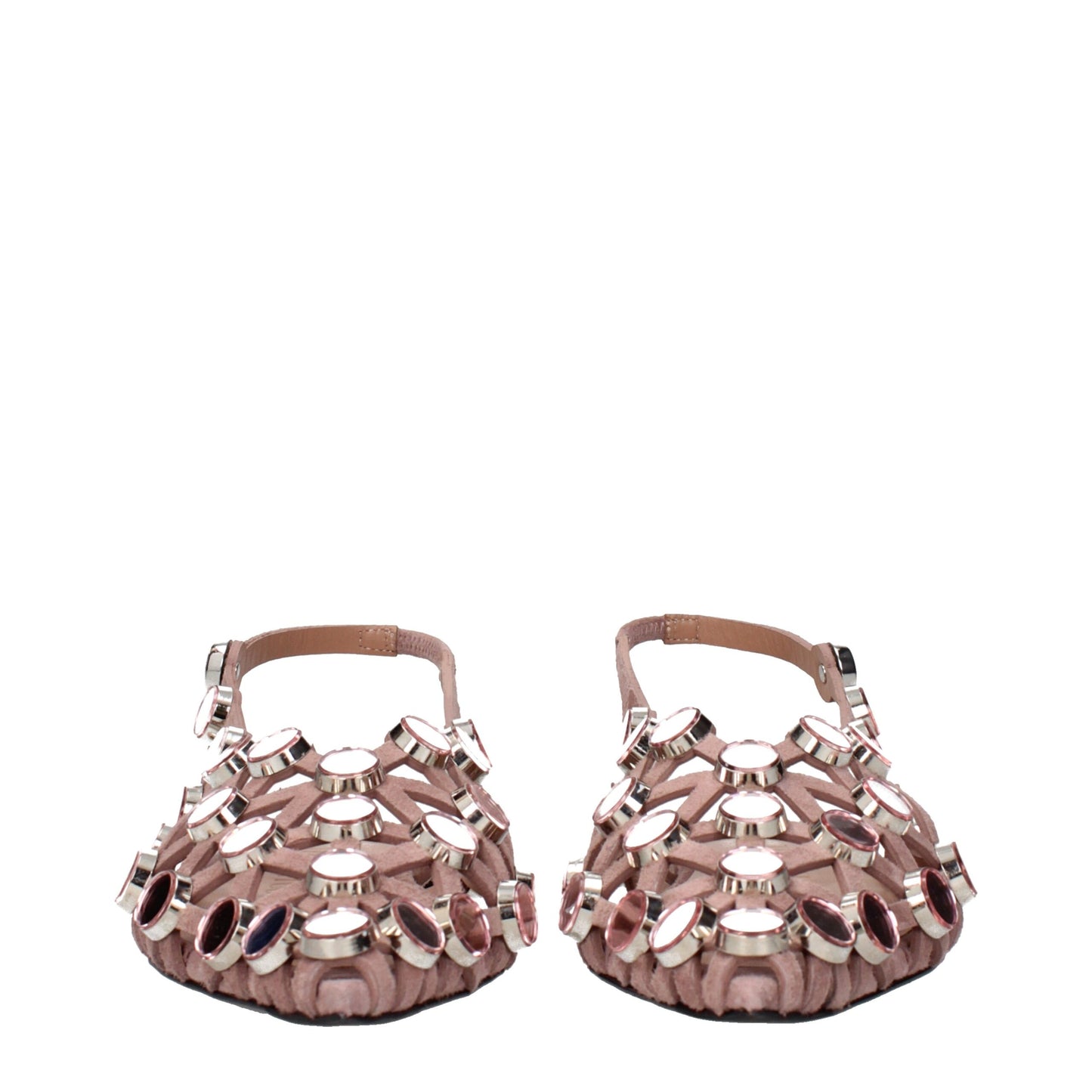Pink Leather Ballet Flats
