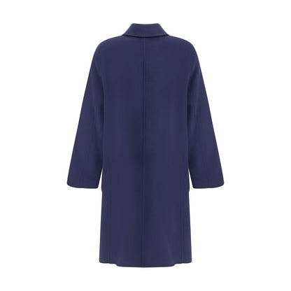 Blue Wool Coat