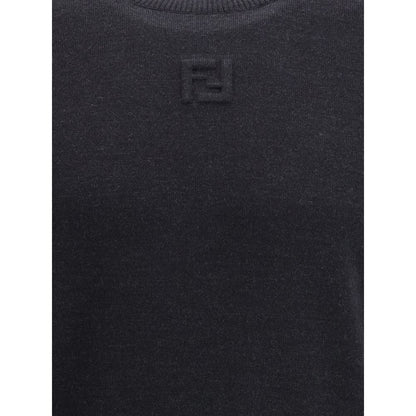 Black Fleece Wool Sweatshirt