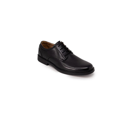 Black Leather Oxfords And Derbies