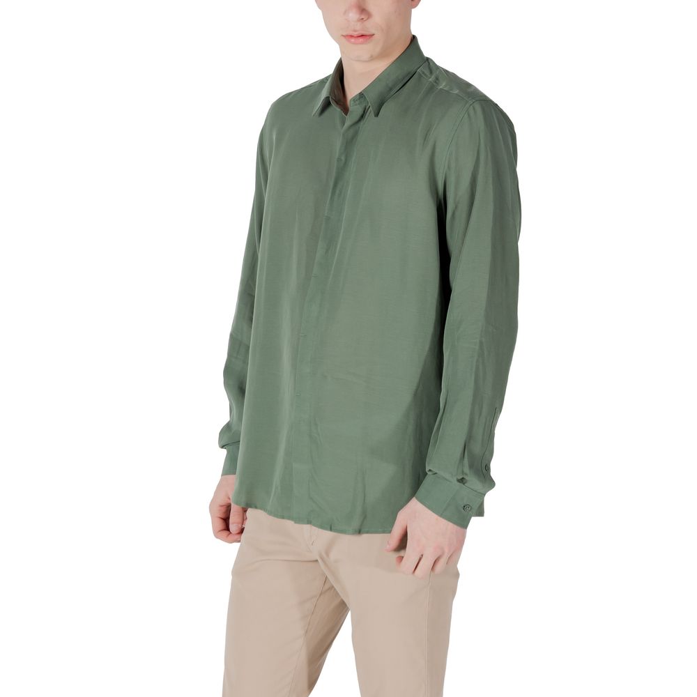 Green Lyocell Shirt