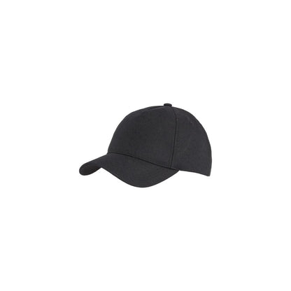 Black Recycled Polyester Cap (Baseball Hat)
