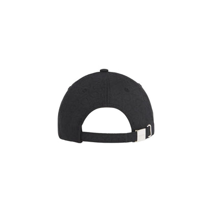 Black Recycled Polyester Cap (Baseball Hat)