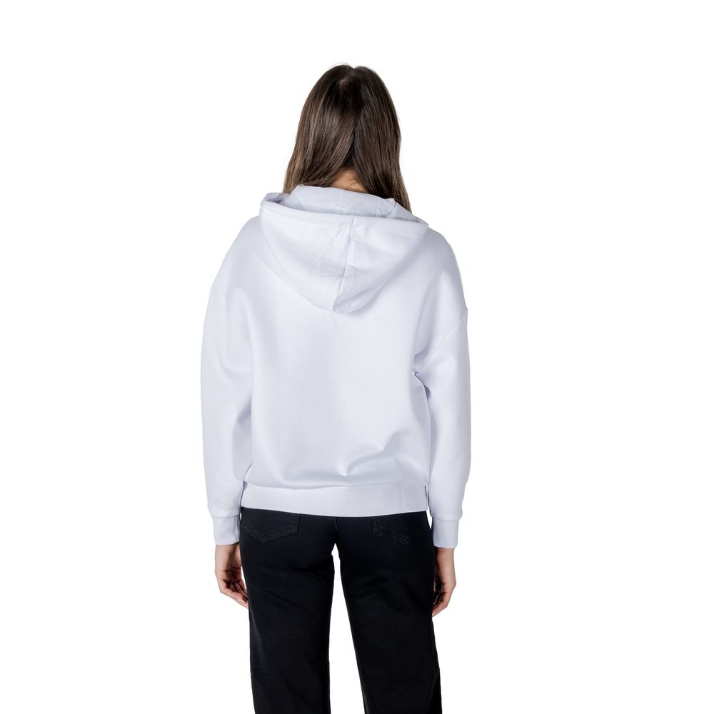 White Cotton Hoodie