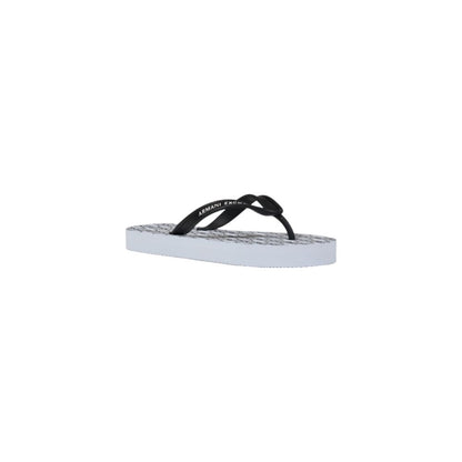 White Rubber Flip-Flop Sandals