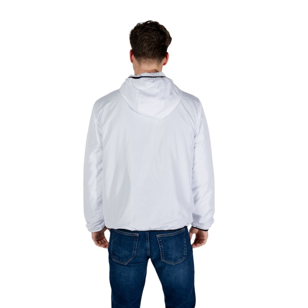 White Polyester Shell Jacket