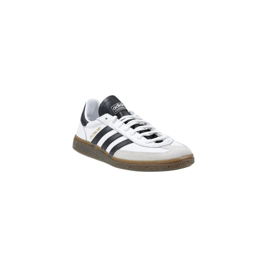 Black And White Leather Athletic Sneakers