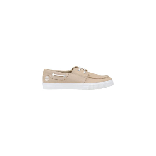 Beige Lyocell Low Top Sneakers
