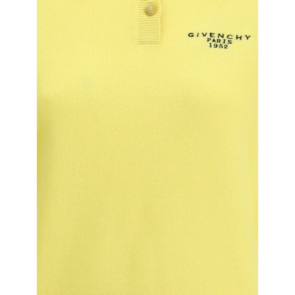 Bicolor Wool Polo Shirt