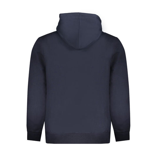 Blue Cotton Men's Hoodie