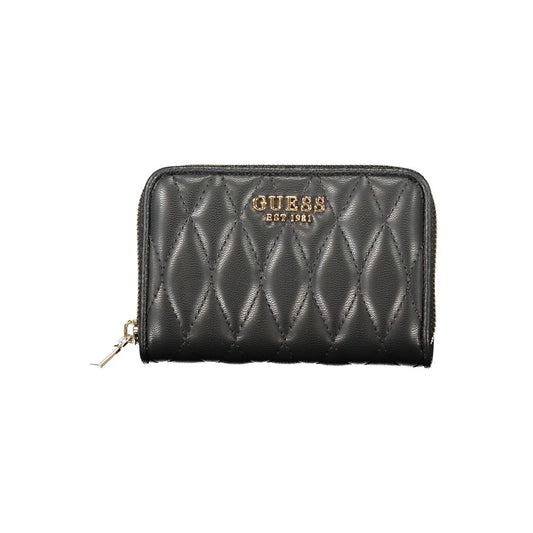 Nero Poliuretano Women Wallet