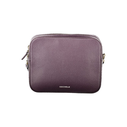 Purple Leather Women Handbag